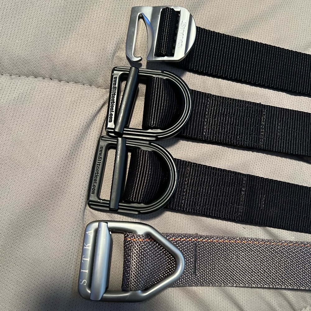 5.11 Tactical Black and Silver Belt Trio